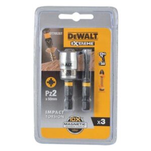 DEWALT SMŪGINIS ANTGALIS PZ2x50 /2vnt. + MAGNETINIS LAIKIKLIS EXTREME IMPACT TORSION