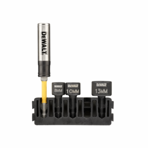 DEWALT SMŪGINIŲ GALVUČIŲ RINKINYS 3 vnt. + LAIKIKLIS 1/4" - Image 1