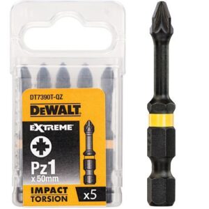 DEWALT SMŪGINIS ANTGALIS PZ1x50 /5vnt. EXTREME IMPACT TORSION