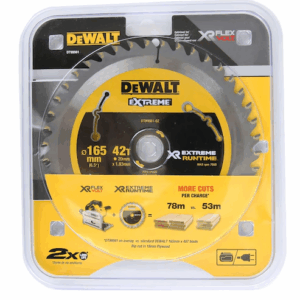 DEWALT DISKINIS PJŪKLAS 165x20mmx42z EXTREME RUNTIME