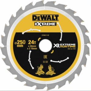 DEWALT DISKINIS PJŪKLAS 250x30mmx60z