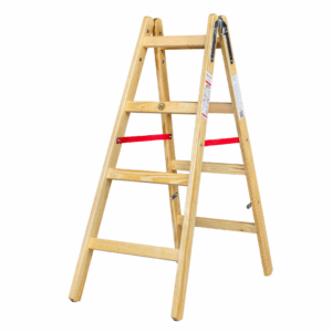 AWTOOLS MEDINĖ KOPĖČIOS 2x 4 PAKOPŲ 150kg