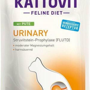 KATTOVIT Feline Diet Urinary Turkey - šlapias kačių maistas - 85g