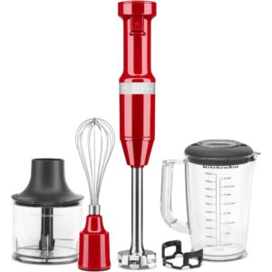 KitchenAid 5KHBV83EER Panardinamas maišytuvas 180 W Raudona, Nerūdijančiojo plieno - Image 2