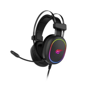 Havit GAMING HEADPHONE RGB BLACK 2016D Laisvų rankų įranga Vielinis Su lankeliu Žaidimams Juoda