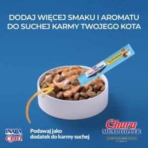 INABA Churu Meal Topper Tuna with scallop - skanėstas katėms - 4 x 14g - Image 2