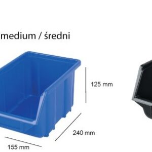 PATROL ECOBOX MAŽA RAUDONA 110x165x75mm