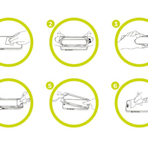 Mobile Origin EasyGlass - su Aplikatoriumi Apple iPhone 11/XR, 2 pack - Image 8