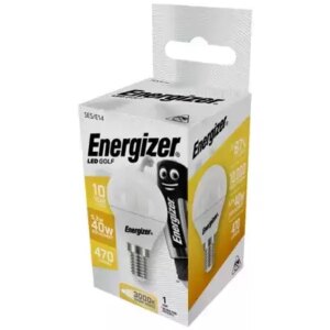 ENERGIZER LED LEMPUTĖ GOLF 4,9W / 40W E14 470LM ŠILTA BALTA ŠVIESA