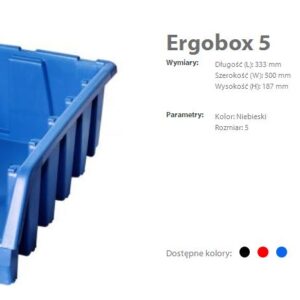 PATROL ERGOBOX 5 MĖLYNA 330 x 500 x 180