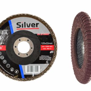 SILVER LAMELINIS ŠLIFAVIMO DISKAS VIRINIMO SIŪLĖMS 125 P 80