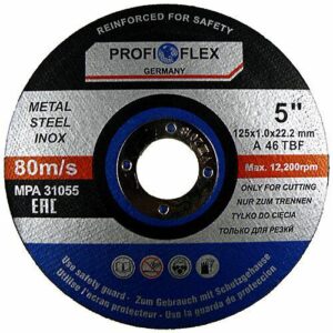 SILVER PJOVIMO DISKAS METALUI 125*1,0mm PROFI