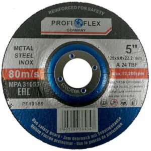 SILVER METALO ŠLIFAVIMO DISKAS 125*6,0mm PROF I