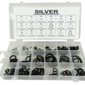 SILVER sandarinimo žiedai (O-ring) 225 vnt.