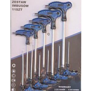 SILVER ATSUKTUVŲ RINKINYS 11vnt. T TIPO HEX 2-10mm