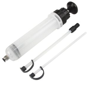 Rankinis alyvos siurbimo siurblys 200ml + žarna 23cm sidabrinė S12008