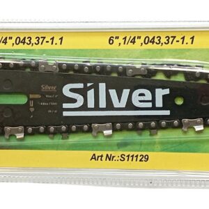 SILVER KREIPIANČIOJI JUOSTA+2xGRANDINĖ 12" 3/8" ,050, 45-1,3mm