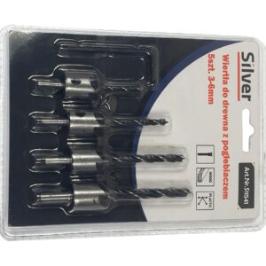 SILVER MEDŽIO GRĄŽTAI SU GILINTUVU 3-6mm 5vnt.