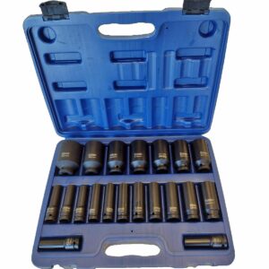 SILVER SMŪGINIŲ GALVUČIŲ RINKINYS 1/2" 20 vnt.
