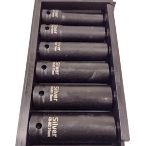 SILVER SMŪGINIŲ GALVUČIŲ RINKINYS 1/2" 6 vnt.