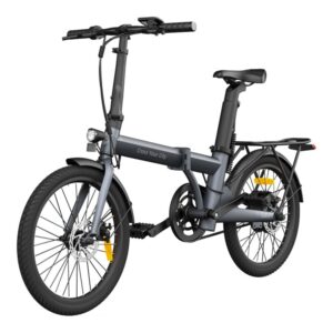 ADO Air 20 ECO elektrinis dviratis pilkos spalvos - Image 4