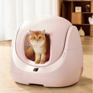 CATLINK BayMax Scooper SE PINK savaime išsivalantis automatinis išmanus kačių tualetas su APP