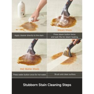 UWANT B400 daugiafunkcinis plaunantis dulkių siurblys su garų funkcija - Image 3