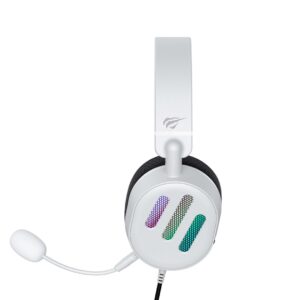 Havit H2038U - juodos ir baltos spalvų žaidimų ausinės - Image 2