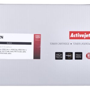 Activejet ATL-822N, skirtas Lexmark spausdintuvams; Lexmark pakaitalas 58D2H00; Supreme; 15000 puslapių; juodas)