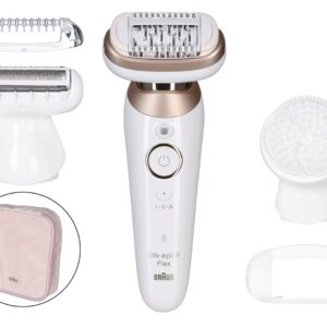 Braun Silk-épil 9 Flex 9-360 3D 40 pincetai Rožinė, Balta