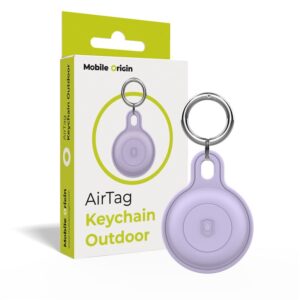 Mobile Origin AirTag Outdoor KeyChain, violetinės spalvos