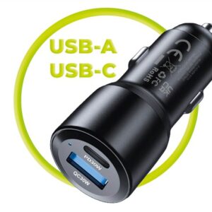 Mobile Origin automobilinis įkroviklis 60W USB-C ir USB-A, CA2 - Image 20