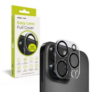 Mobile Origin Easy Lens pilnai dengianti kameros apsauga, skaidri - Apple iPhone 16 Pro / 16 Pro Max