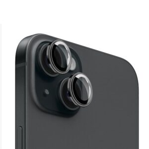 Mobile Origin Easy Lens Guards kameros apsauga, juodos spalvos - Apple iPhone 15 / 15 Plus - Image 9