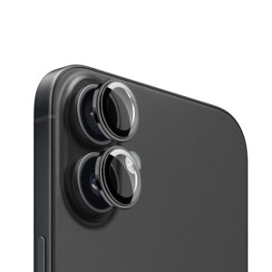 Mobile Origin Easy Lens Guards kameros apsauga, juodos spalvos - Apple iPhone 16 / 16 Plus - Image 14