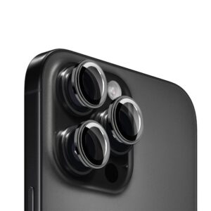 Mobile Origin Easy Lens Guards kameros apsauga, juodos spalvos - Apple iPhone 16 Pro / 16 Pro Max - Image 9
