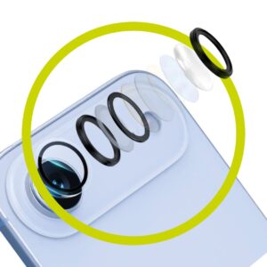 Mobile Origin Easy Lens Guards kameros apsauga, skaidri - Apple iPhone Air - Image 12