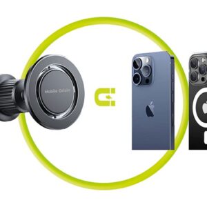 Mobile Origin Magnetic Vent automobilinis laikiklis CA9 su Metal Plate - Image 15