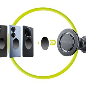 Mobile Origin Magnetic Vent automobilinis laikiklis CA9 su Metal Plate - Image 16