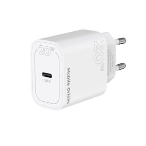 Mobile Origin PD20W Wall įkroviklis MO11, baltos spalvos, 1 USB-C - Image 2
