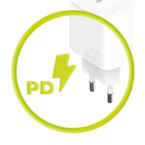 Mobile Origin PD20W Wall įkroviklis MO11, baltos spalvos, 1 USB-C - Image 18