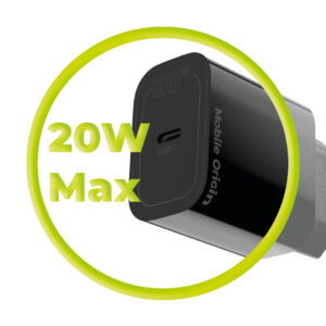 Mobile Origin PD20W laidinis įkroviklisMO11, juodos spalvos, 1 USB-C - Image 9