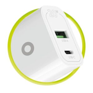 Mobile Origin PD20W Wall įkroviklis MO12, baltos spalvos 1 USB-A + 1 USB-C - Image 18