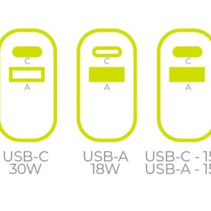 Mobile Origin GaN 30W Travel įkroviklis MO14, EU,USA,UK,AUS - Image 17