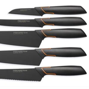 FISKARS 5 PEILIŲ RINKINYS SU STOVU EDGE