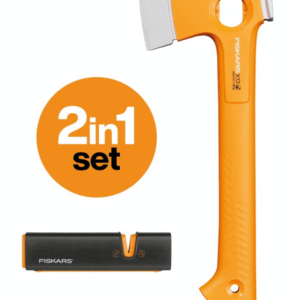 FISKARS UNIVERSALUS KIRVIS X13 + GALASTUVAS