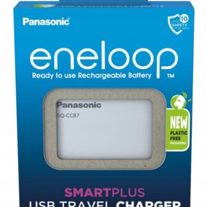 Baterijų įkroviklis PANASONIC Eneloop Smartplus BQ-CC87 (BQ-CC87USB) - Image 2