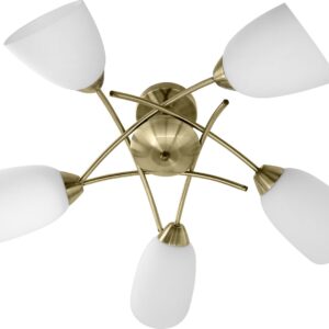 Klasikinis lubų šviestuvas pakabinamas šviestuvas Activejet NIKITA Patina 5xE27 gyvenamajam kambariui - Image 2