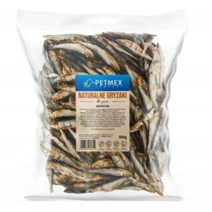 PETMEX Dried sprats - skanėstas šuniui - 500g