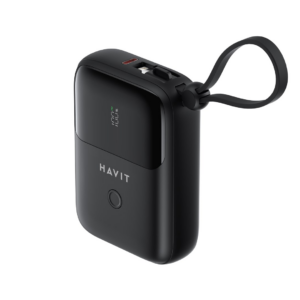 „Havit PB5215“ 10000 mAh maitinimo bankas Juoda